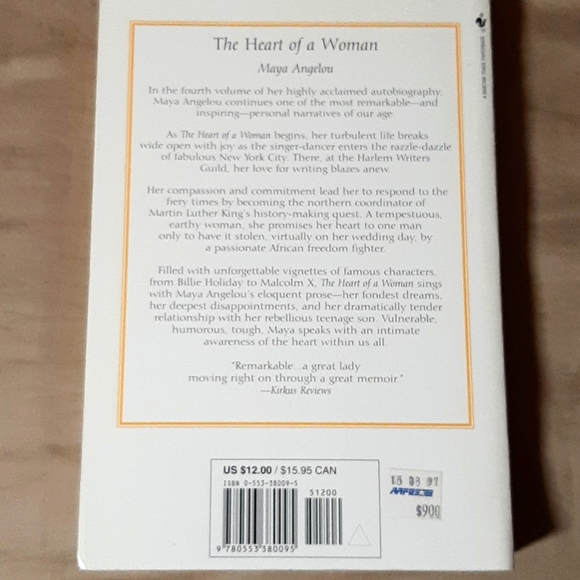The Heart of a Woman Book by Maya Angelou - Picture 2 of 5